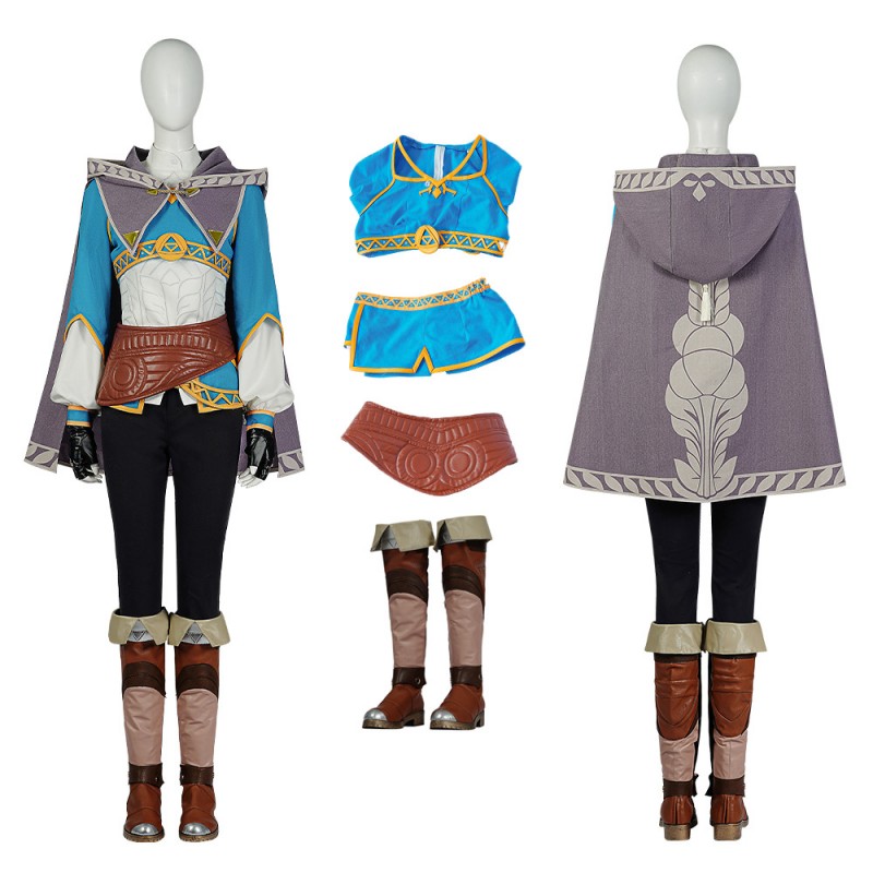 2023 Princess Zelda Cosplay Costumes The Legend of Zelda Tears of the Kingdom Halloween Suit