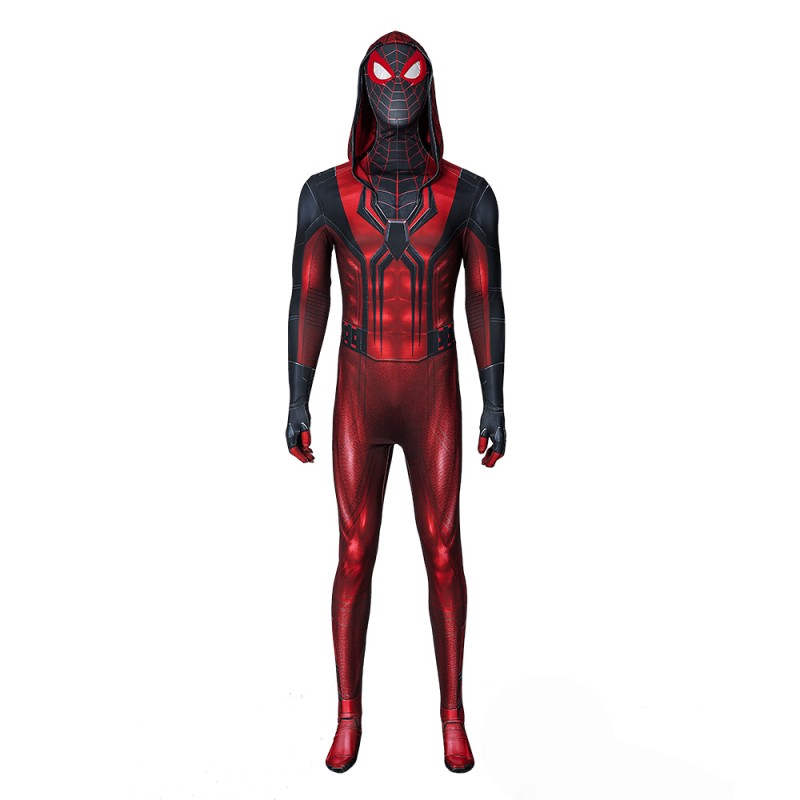 2023 Spider-Man Miles Morales Jumpsuit Cosplay Costumes