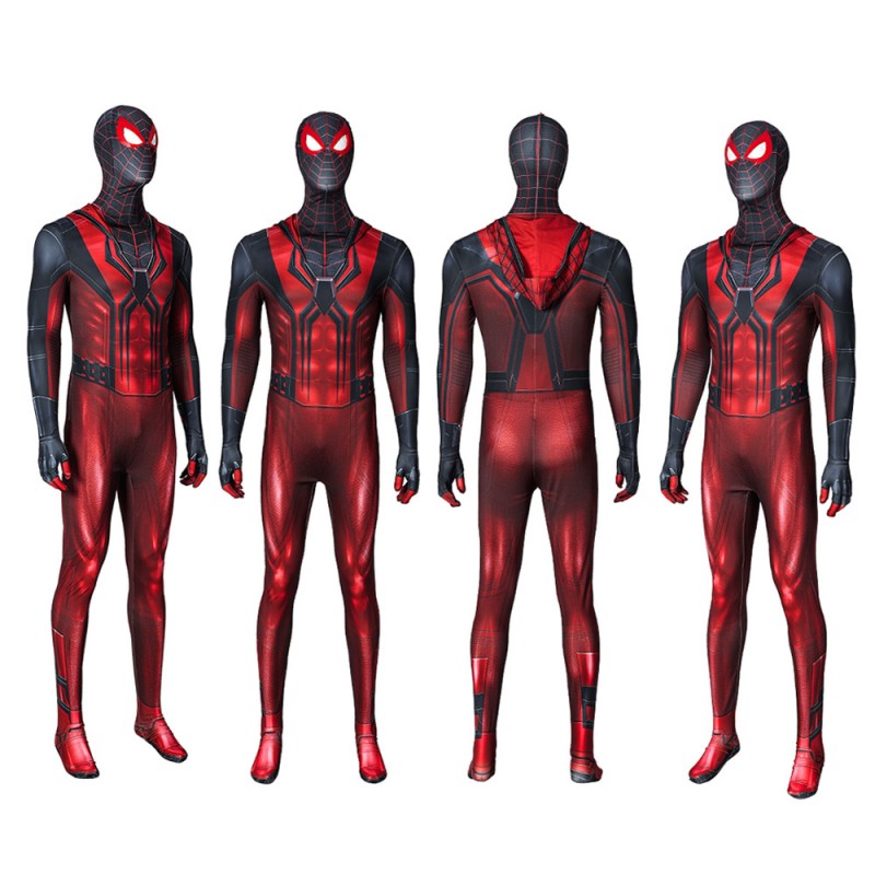 2023 Spider-Man Miles Morales Jumpsuit Cosplay Costumes