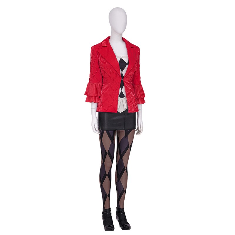 2023 Lady Harleen Quinzel Cosplay Costumes HQ Halloween Suit