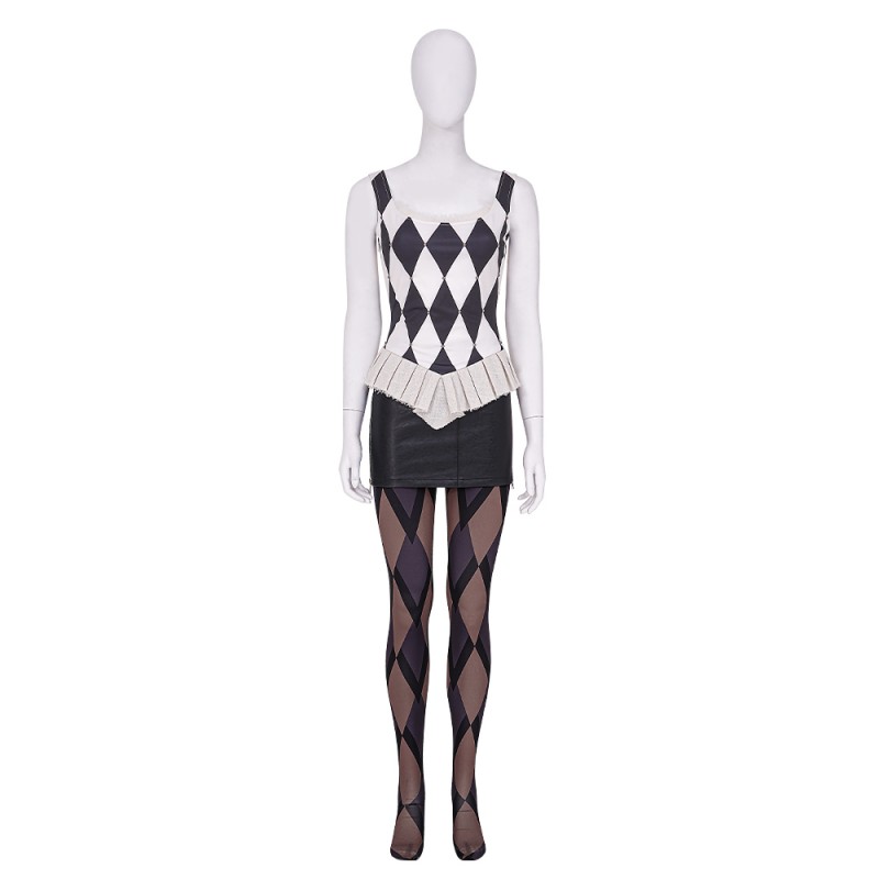2023 Lady Harleen Quinzel Cosplay Costumes HQ Halloween Suit