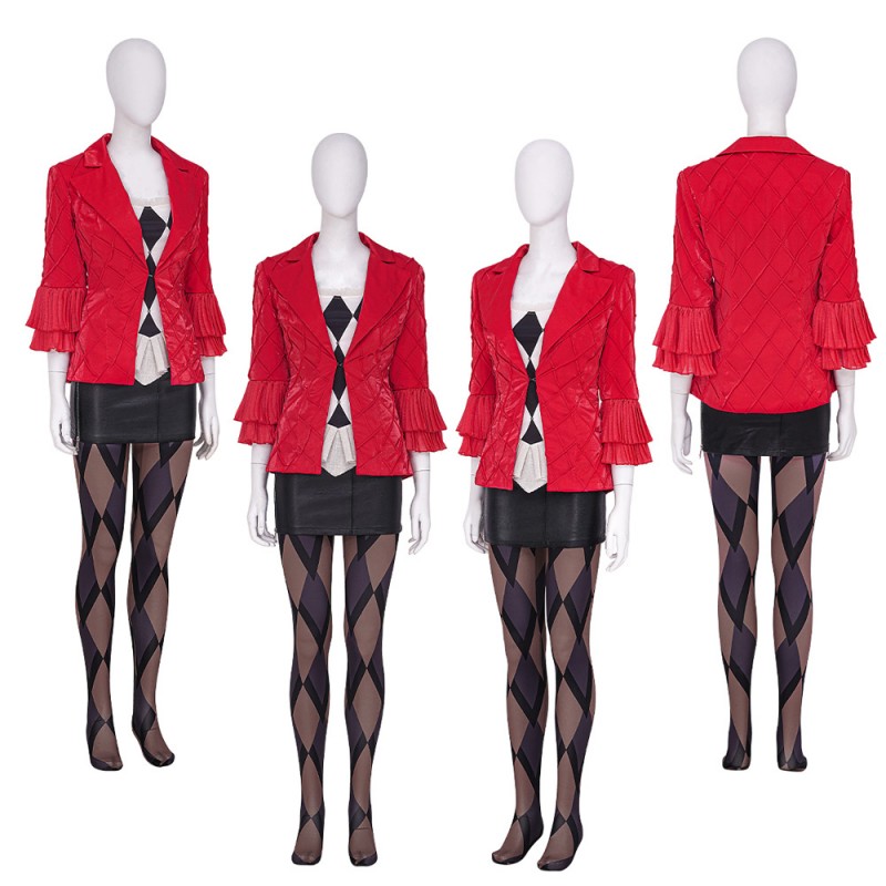 2023 Lady Harleen Quinzel Cosplay Costumes HQ Halloween Suit