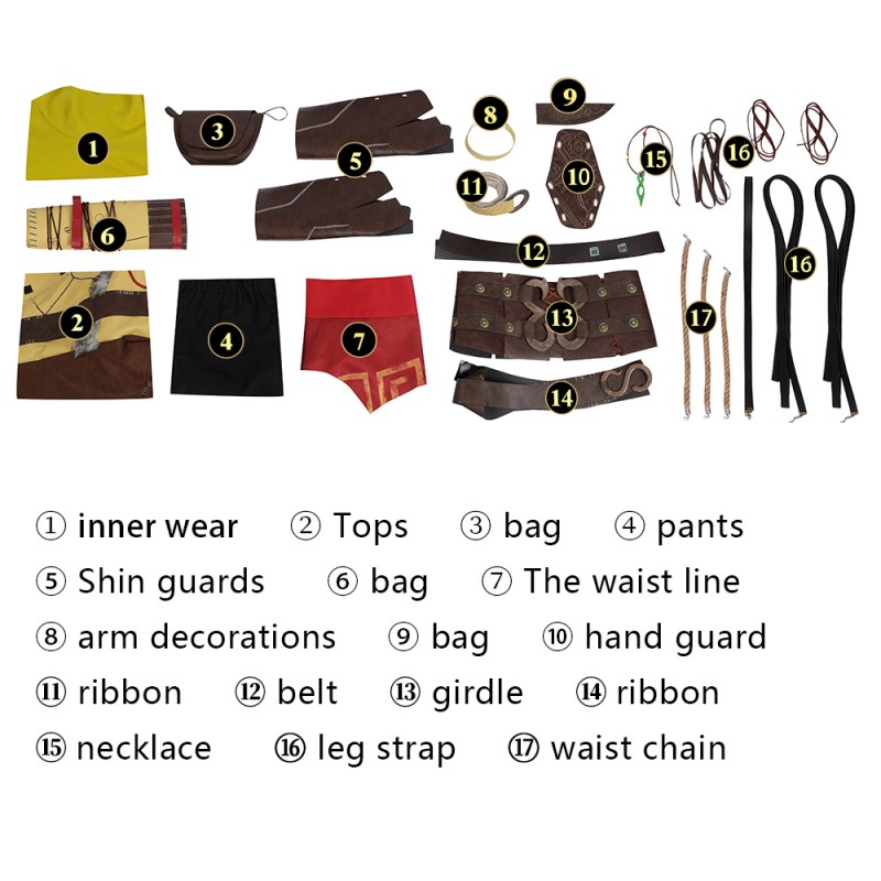 God of War Ragnarok Atreus Cosplay Costumes