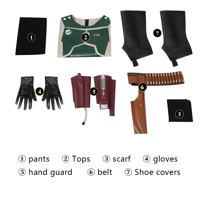 The Mandalorian Season 2 Boba Fett Cosplay Costumes