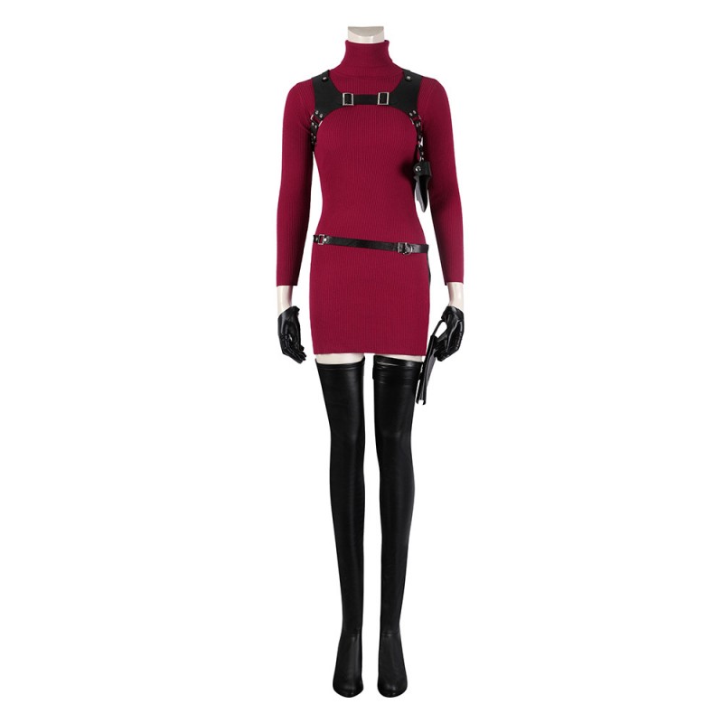 Ada Wong Cosplay Costumes Resident Evil 4 Remake Halloween Suit