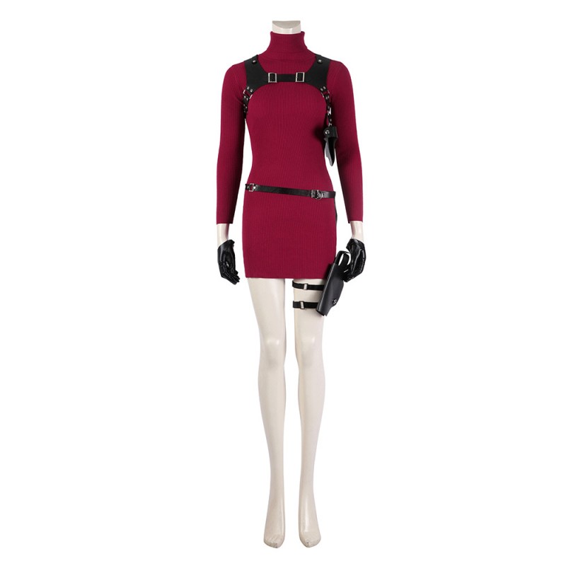 Ada Wong Cosplay Costumes Resident Evil 4 Remake Halloween Suit