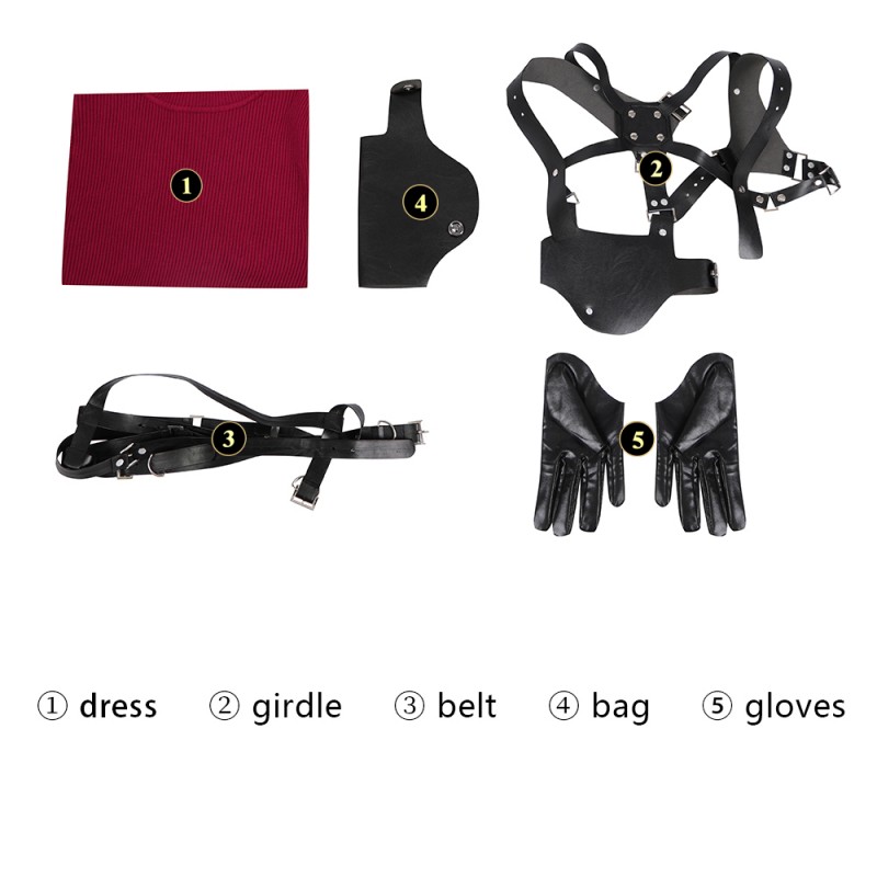 Ada Wong Cosplay Costumes Resident Evil 4 Remake Halloween Suit