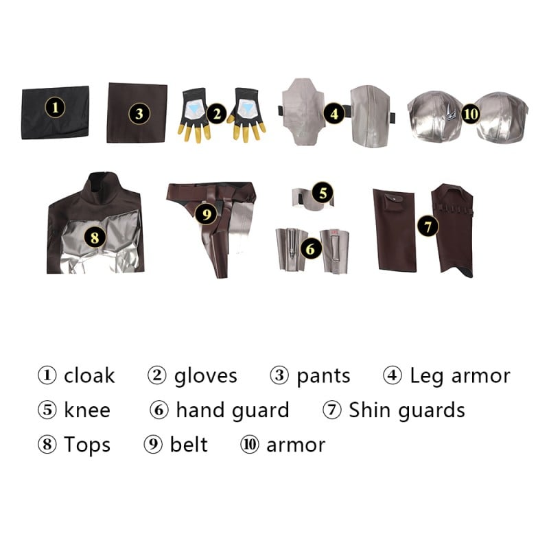 2023 The Mandalorian Season 3 Costumes Din Djarin Cosplay Suit