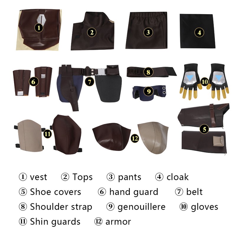 Star Wars Cosplay Costumes The Mandalorian Halloween Suit