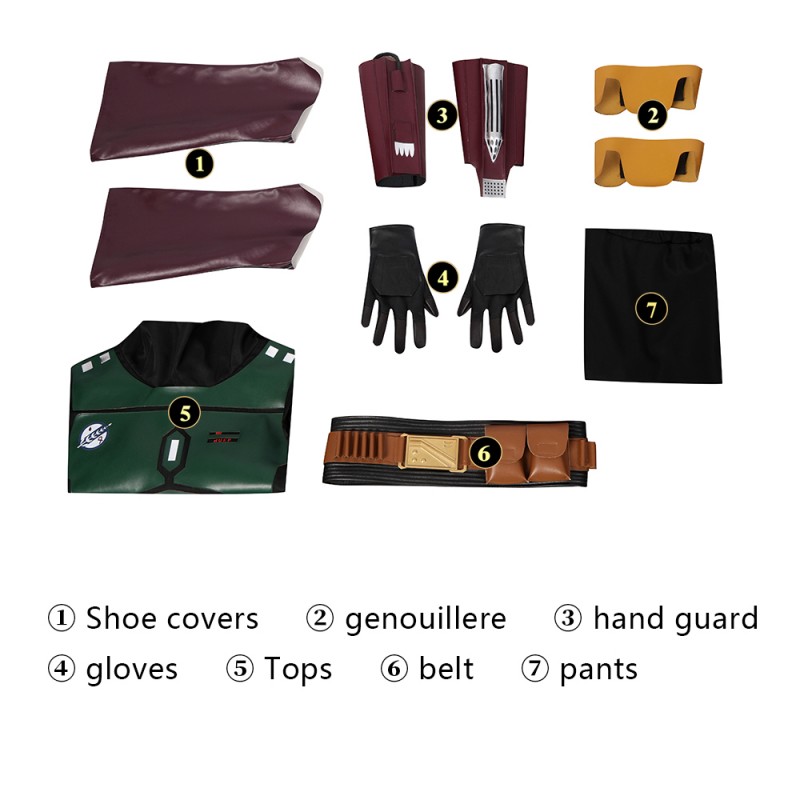 Mandalorian The Book of Boba Fett Halloween Cosplay Costumes