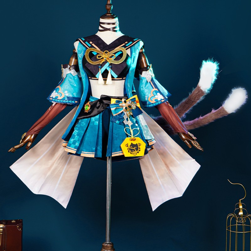 Game Genshin Impact Cosplay Costumes Kirara Suit