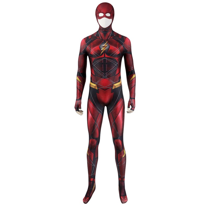 2023 Barry Allen Cosplay Costumes Halloween Jumpsuit