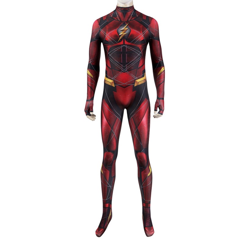 2023 Barry Allen Cosplay Costumes Halloween Jumpsuit