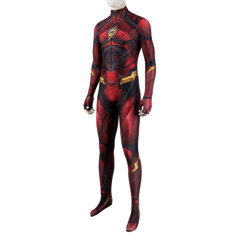 2023 Barry Allen Cosplay Costumes Halloween Jumpsuit