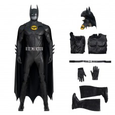 2023 Michael Keaton Cosplay Costumes Bruce Wayne Halloween Suit