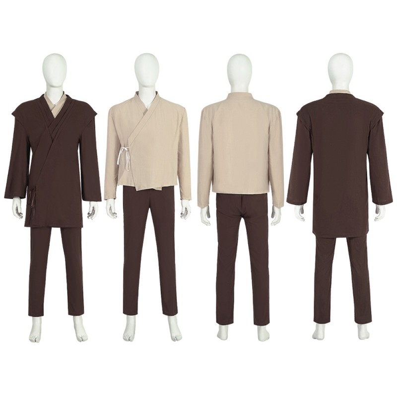 Anakin Skywalker Cosplay Costumes Star Wars Episode II Attack of the Clones Halloween Suit