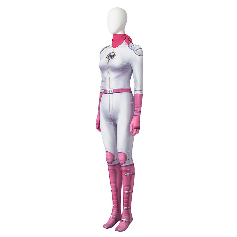 The Super Mario Bros Cosplay Costumes Princess Peach Jumpsuit