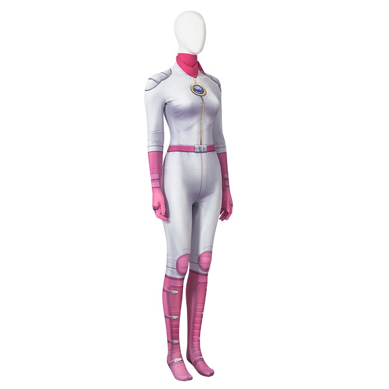 The Super Mario Bros Cosplay Costumes Princess Peach Jumpsuit
