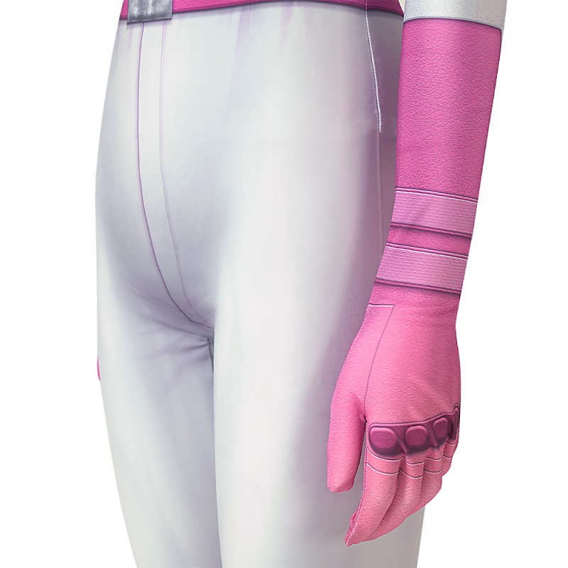 The Super Mario Bros Cosplay Costumes Princess Peach Jumpsuit