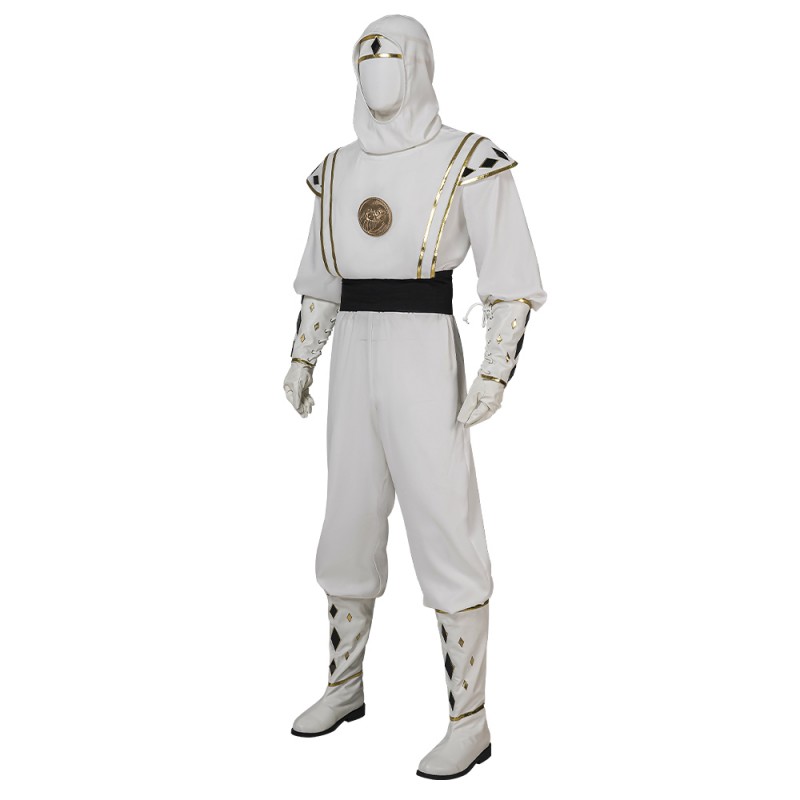 Mighty Morphin Power Rangers Tommy Oliver White Cosplay Costumes MMPR Cosplay Suit