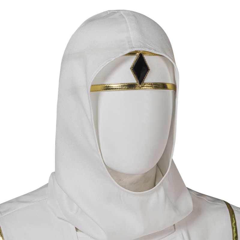 Mighty Morphin Power Rangers Tommy Oliver White Cosplay Costumes MMPR Cosplay Suit