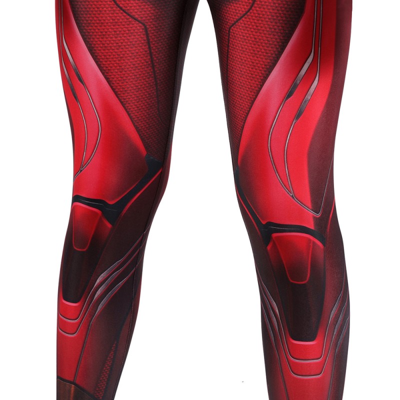 Kids Iron Spider Armor Cosplay Costumes Spiderman Red Suit