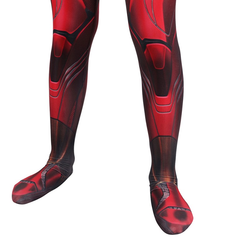 Kids Iron Spider Armor Cosplay Costumes Spiderman Red Suit