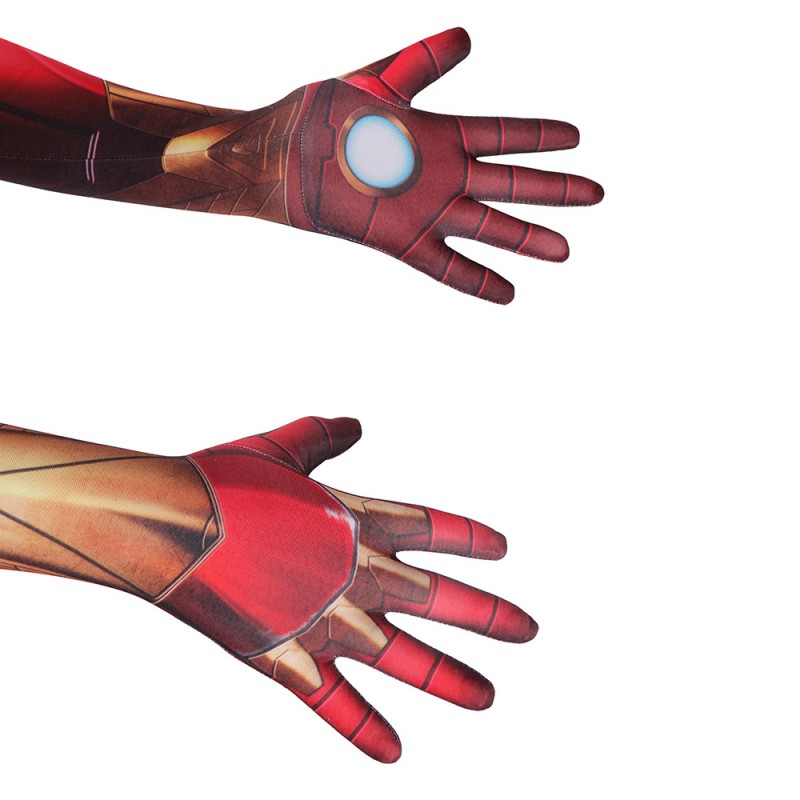 Kids Iron Spider Armor Cosplay Costumes Spiderman Red Suit