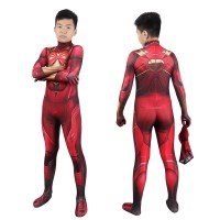 Kids Iron Spider Armor Cosplay Costumes Spiderman Red Suit