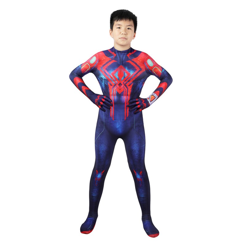Spider-Man Across The Spider-Verse Jumpsuit 2099 Miguel O'Hara Cosplay Costumes