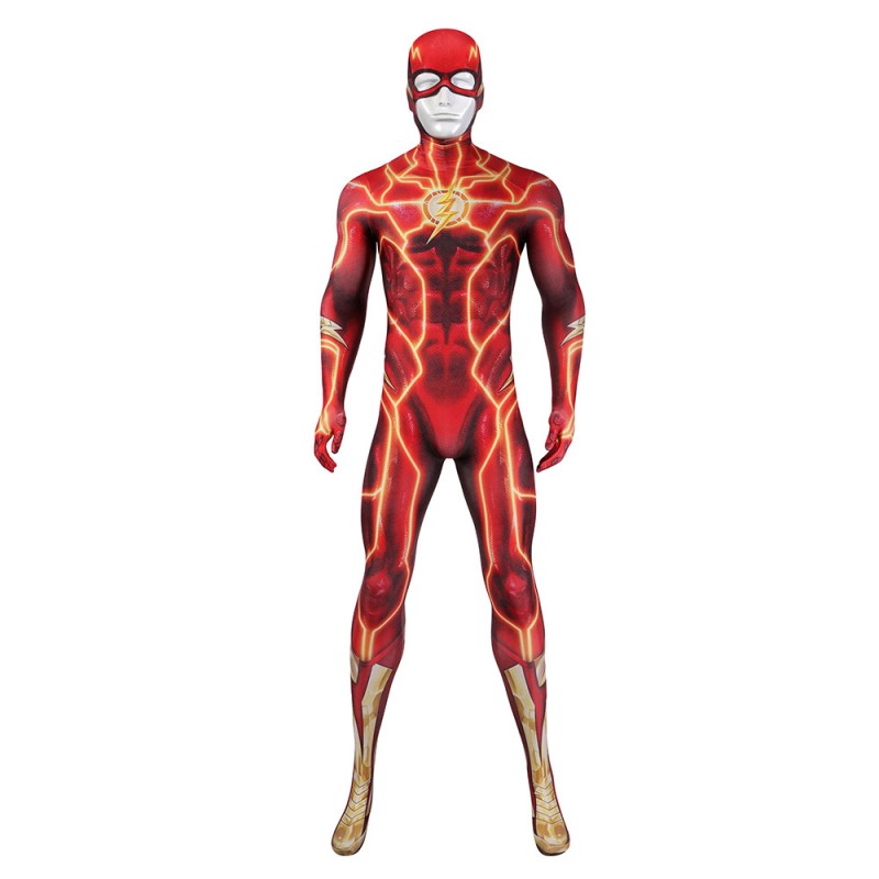 2023 Barry Allen Jumpsuit Cosplay Costumes