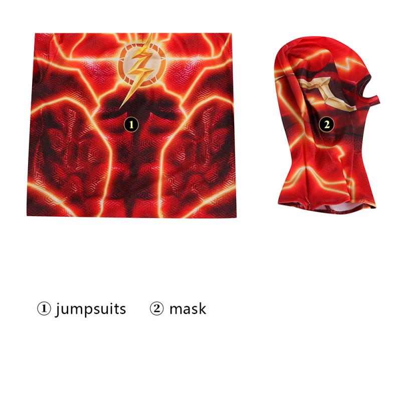 2023 Barry Allen Jumpsuit Cosplay Costumes