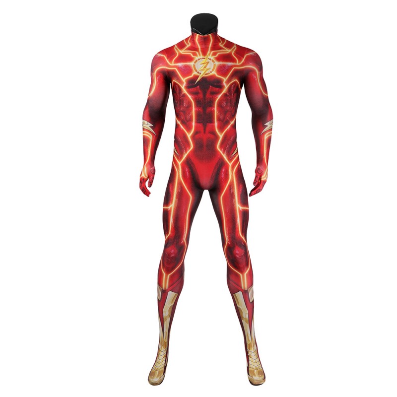 2023 Barry Allen Jumpsuit Cosplay Costumes