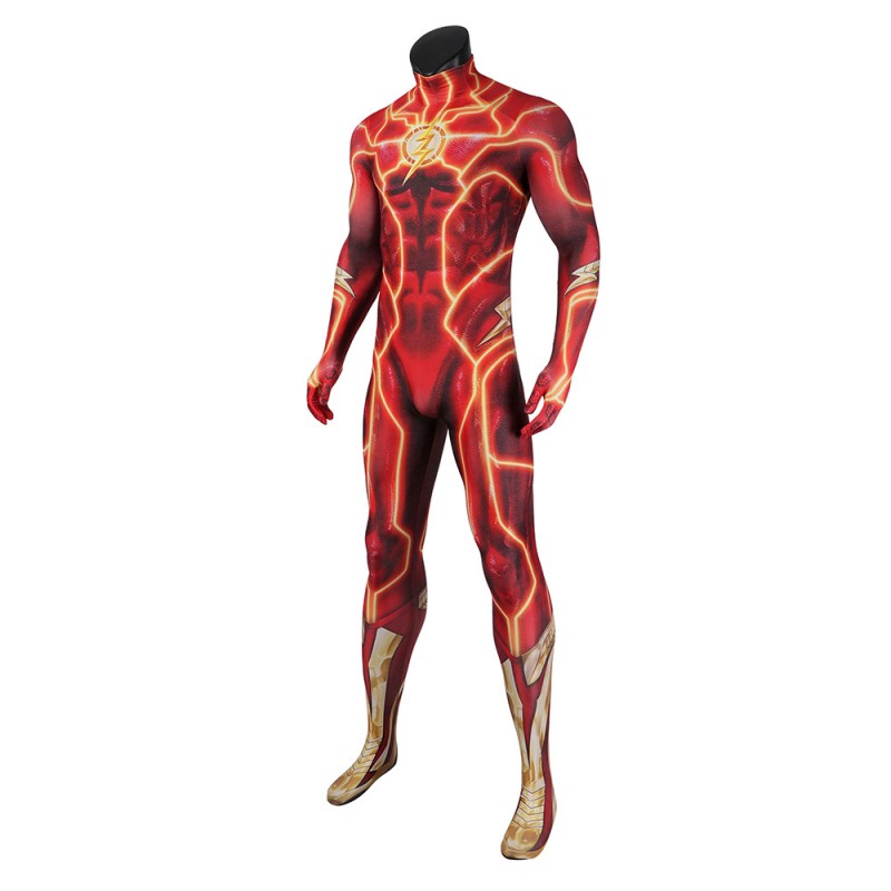 2023 Barry Allen Jumpsuit Cosplay Costumes