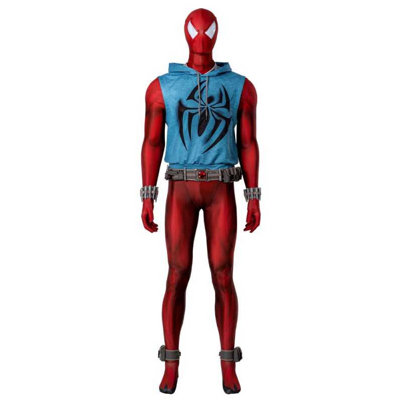 2023 Scarlet Spider Cosplay Costumes Ben Reilly Halloween Suit