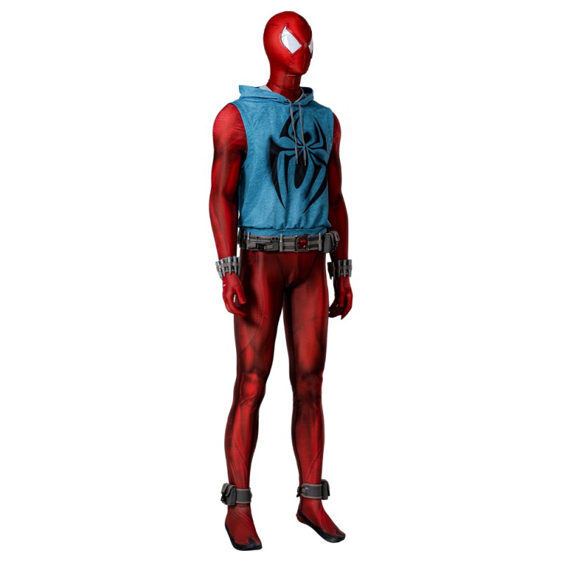 2023 Scarlet Spider Cosplay Costumes Ben Reilly Halloween Suit