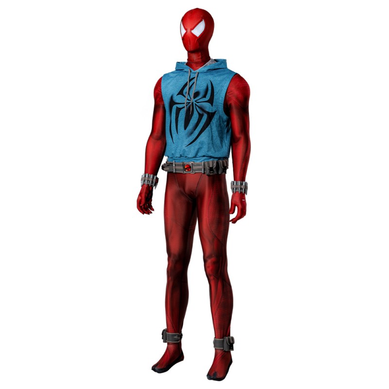 2023 Scarlet Spider Cosplay Costumes Ben Reilly Halloween Suit