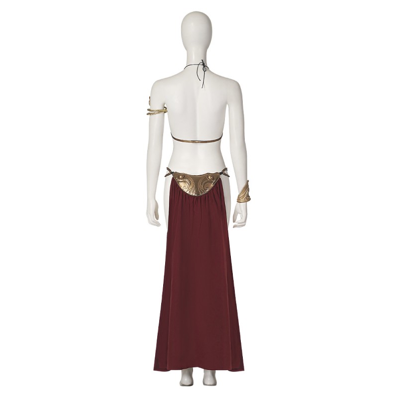Star Wars 6 Princess Leia Cosplay Costumes Slave Outfit