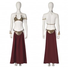 Star Wars 6 Princess Leia Cosplay Costumes Slave Outfit