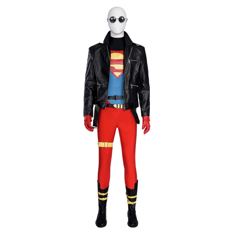Conner Kent Cosplay Costumes Boy Jumpsuit