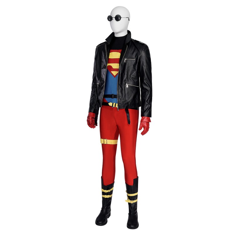 Conner Kent Cosplay Costumes Boy Jumpsuit