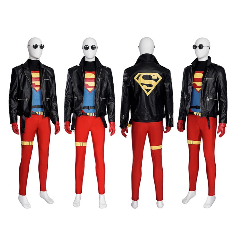 Conner Kent Cosplay Costumes Boy Jumpsuit