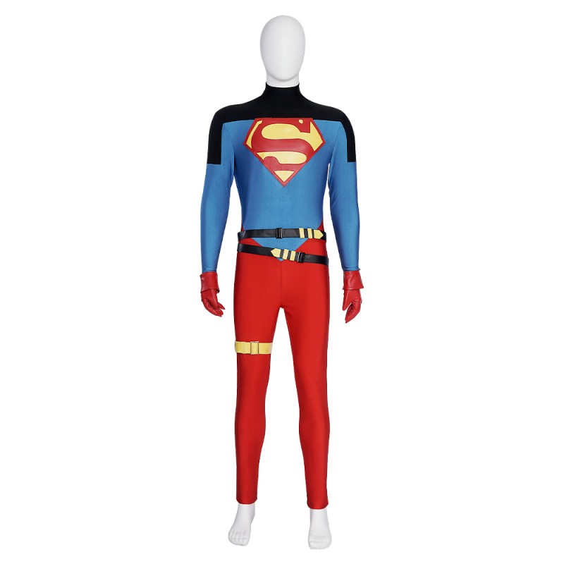 Conner Kent Cosplay Costumes Boy Jumpsuit