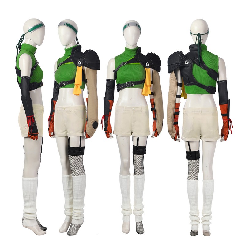 Yuffie Kisaragi Costume New Final Fantasy VII Cosplay FF7 Suit