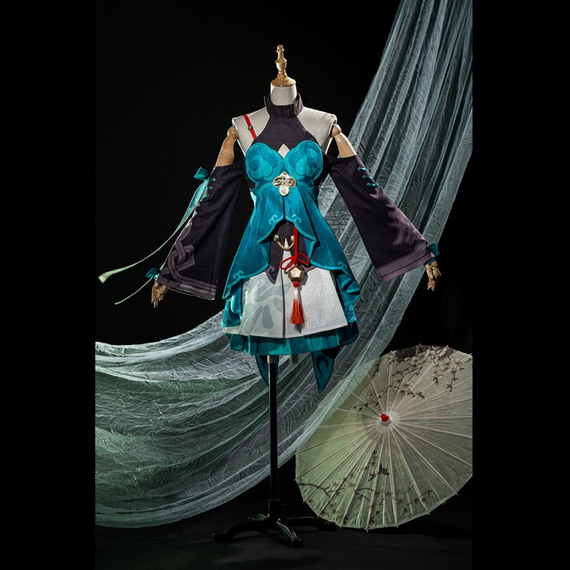 Honkai Star Rail Cosplay Costumes Qingque Halloween Suit