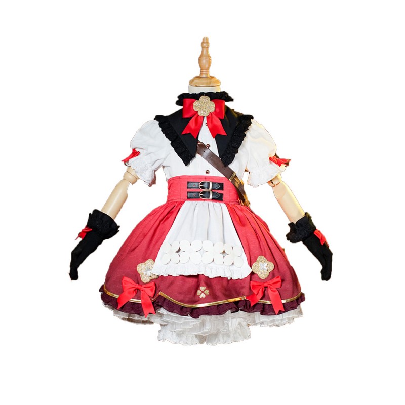 Kids Klee Cosplay Costumes Genshin Impact Halloween Suit