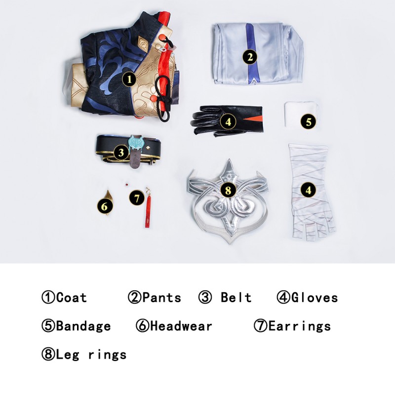 2023 Blade Male Halloween Suit Honkai Star Rail Cosplay Costumes Full Set
