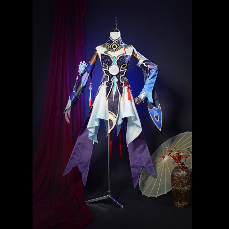 Honkai Star Rail Jingliu Cosplay Costume Female Game Uniform Halloween Party Suit