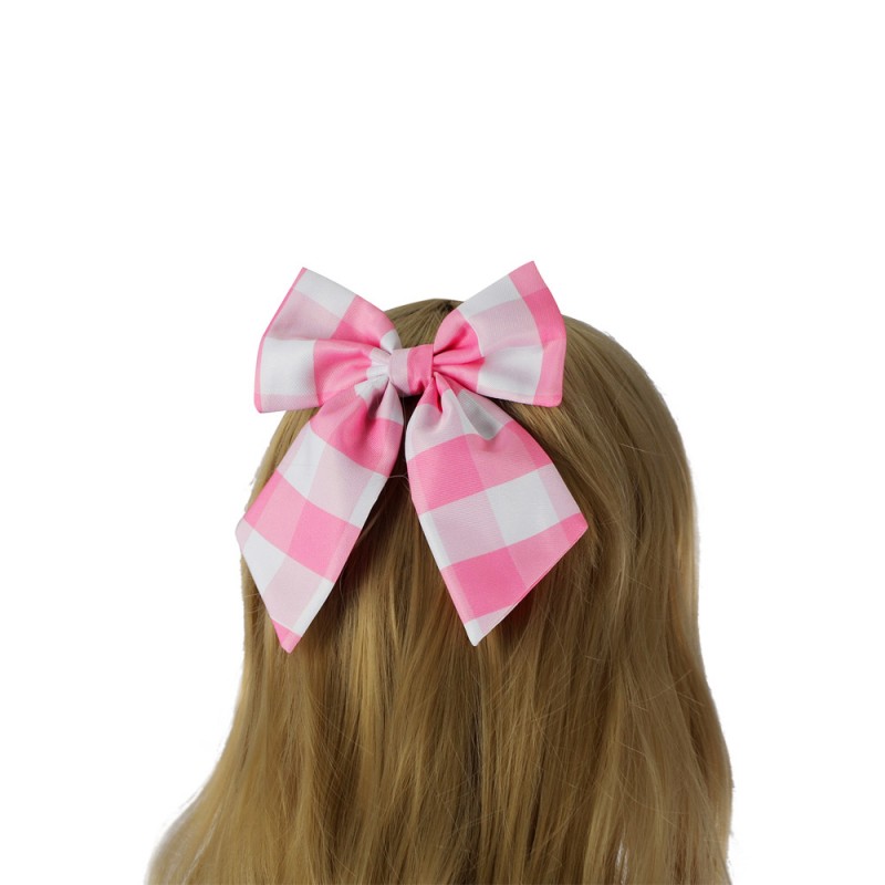 2023 Film Doll Pink Plaid Skirt Cosplay Halloween Costume