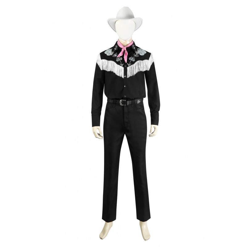 Babi Ken 2023 Movie Black Cosplay Costumes With Hat